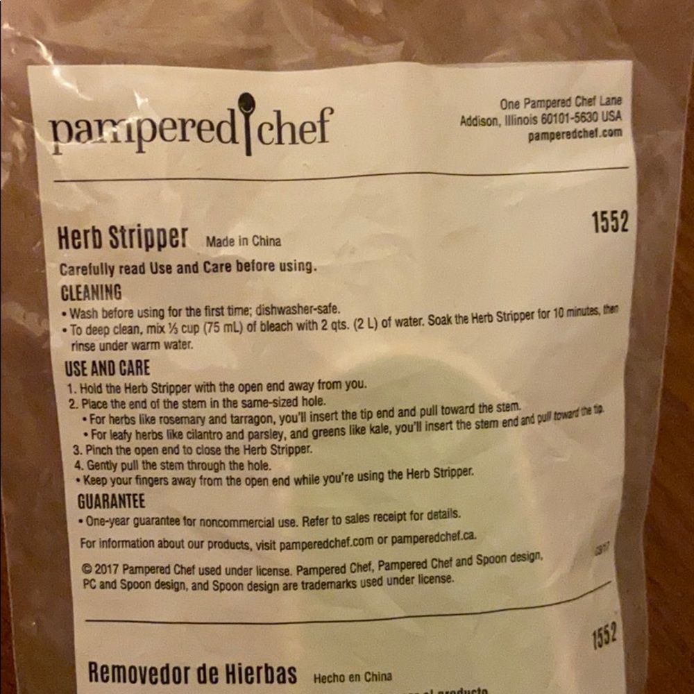 Pampered Chef four piece set (not sold separate) - Picture 2 of 5